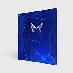 Картина квадратная Placebo blue poly