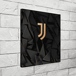 Холст квадратный Juventus golden poly, цвет: 3D-принт — фото 2