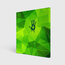 Картина квадратная Death Stranding green poly