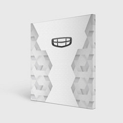 Картина квадратная Geely white poly