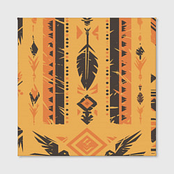 Холст квадратный Прикид индейца, цвет: 3D-принт — фото 2