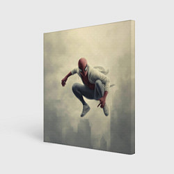 Картина квадратная Человек паук в прыжке