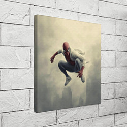 Холст квадратный Человек паук в прыжке, цвет: 3D-принт — фото 2