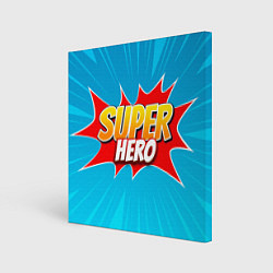 Картина квадратная Superhero comic style