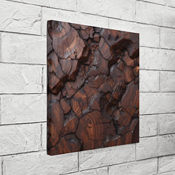 Холст квадратный Старое дерево, цвет: 3D-принт — фото 2