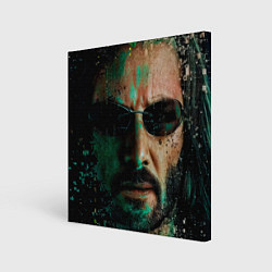 Картина квадратная Matrix - Keanu Reeves