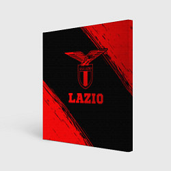 Холст квадратный Lazio - red gradient, цвет: 3D-принт