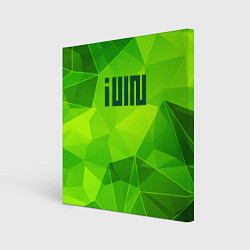 Картина квадратная Gidle green poly