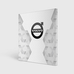 Картина квадратная Volvo white poly