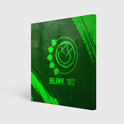 Картина квадратная Blink 182 - green gradient