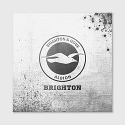 Холст квадратный Brighton - white gradient, цвет: 3D-принт — фото 2