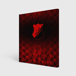 Картина квадратная Hoffenheim red poly