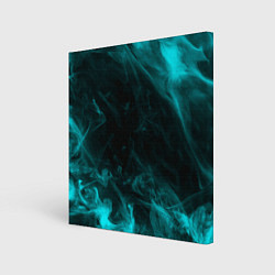 Картина квадратная Neon smoke