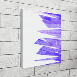 Холст квадратный Color white purple, цвет: 3D-принт — фото 2