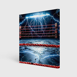 Картина квадратная Ринг и молния