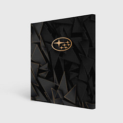 Картина квадратная Subaru golden poly