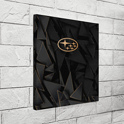 Холст квадратный Subaru golden poly, цвет: 3D-принт — фото 2