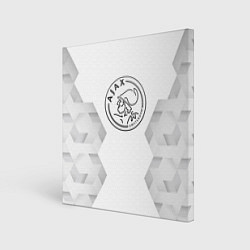 Картина квадратная Ajax white poly