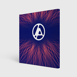Картина квадратная Linkin Park 2024 red energy