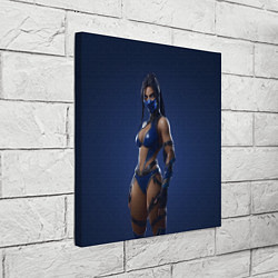Холст квадратный Китана в латексном костюме, цвет: 3D-принт — фото 2