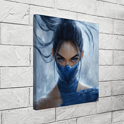 Холст квадратный Китана - взгляд в цель, цвет: 3D-принт — фото 2