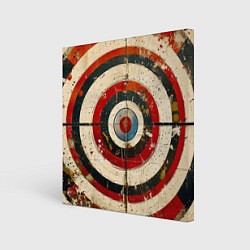 Картина квадратная Мишень для стрельбы