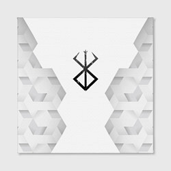 Холст квадратный Berserk white poly, цвет: 3D-принт — фото 2