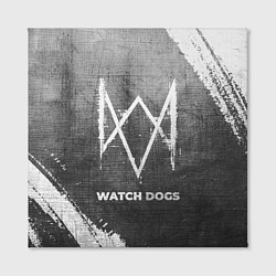 Холст квадратный Watch Dogs - grey gradient, цвет: 3D-принт — фото 2