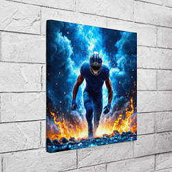 Холст квадратный Огненный раннинбек, цвет: 3D-принт — фото 2