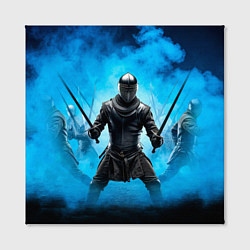 Холст квадратный Фехтовальщики со шпагами, цвет: 3D-принт — фото 2