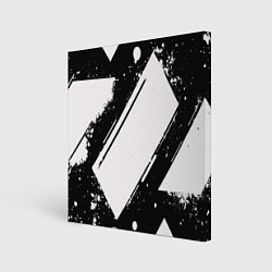 Картина квадратная Color black white