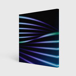 Картина квадратная Color black blue
