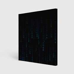 Картина квадратная Color black blue