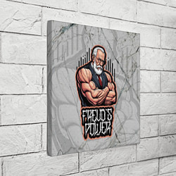 Холст квадратный Cила Зигмунда Фрейда, цвет: 3D-принт — фото 2