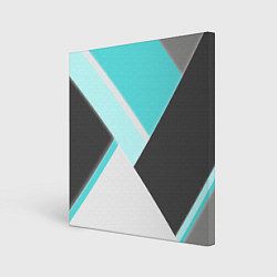 Картина квадратная Color black blue