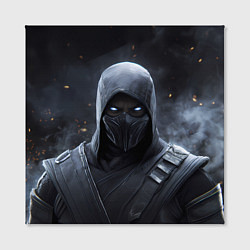 Холст квадратный Нуб Сайбот синие глаза, цвет: 3D-принт — фото 2