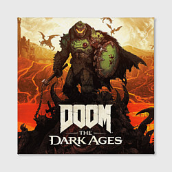 Холст квадратный Doom the dark ages, цвет: 3D-принт — фото 2