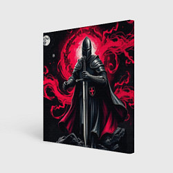 Картина квадратная Рыцарь-крестоносец ордена красной звезды