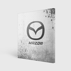 Холст квадратный Mazda - white gradient, цвет: 3D-принт