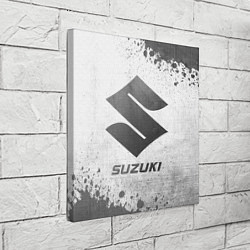 Холст квадратный Suzuki - white gradient, цвет: 3D-принт — фото 2