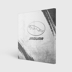 Картина квадратная Jaguar - white gradient