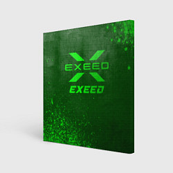 Картина квадратная Exeed - green gradient