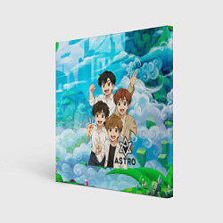 Картина квадратная Astro в аниме стиле