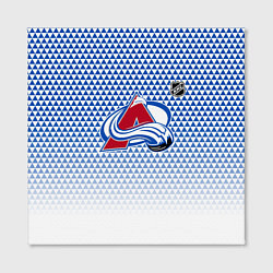 Холст квадратный Колорадо Эвеланш - геометрический градиент, цвет: 3D-принт — фото 2