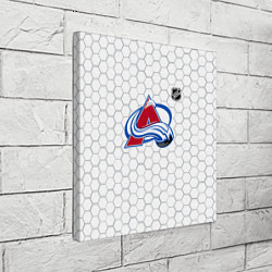 Холст квадратный Колорадо Эвеланш - белые соты, цвет: 3D-принт — фото 2