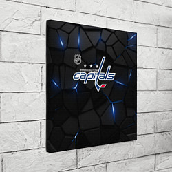 Холст квадратный Вашингтон Кэпиталз - плиты с подсветкой, цвет: 3D-принт — фото 2
