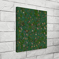 Холст квадратный Земли Крепости - Герои 3, цвет: 3D-принт — фото 2