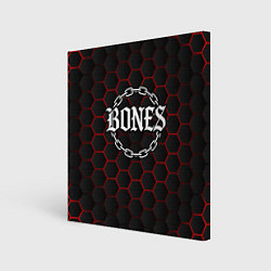 Картина квадратная Bones лого в цепях