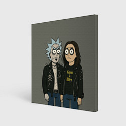 Картина квадратная КиШ - Рик и Морти