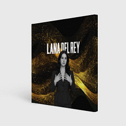 Картина квадратная Lana Del Rey в черном платье